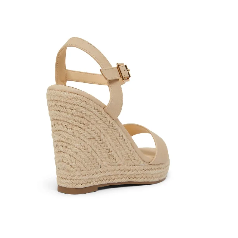 Amato Espadrille in Nude Smooth