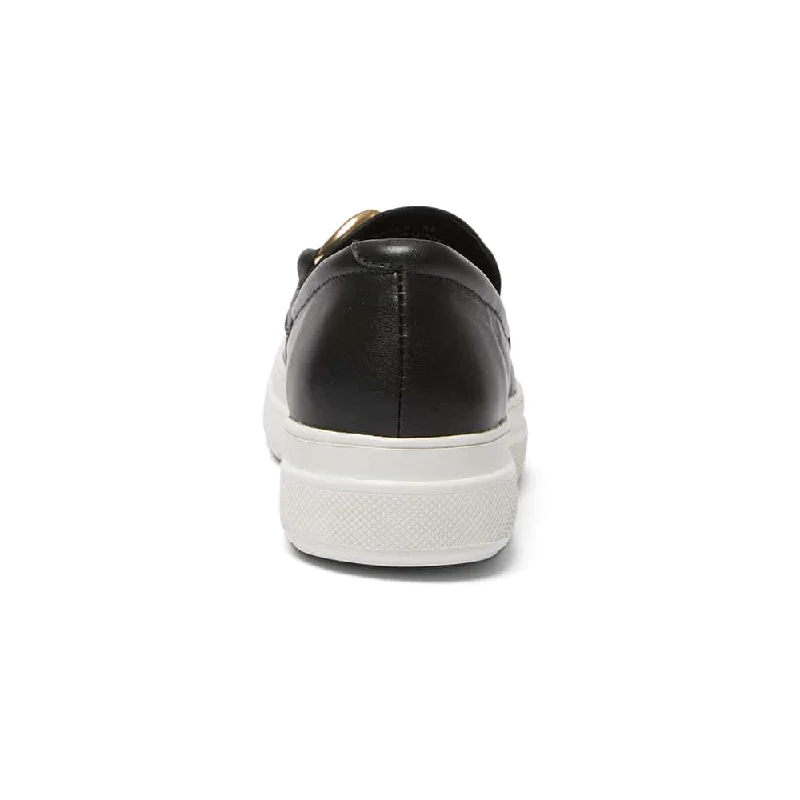 Bates Sneaker in Black Leather