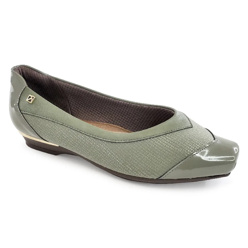 Olive Flats Ballerina for Women (147.137)