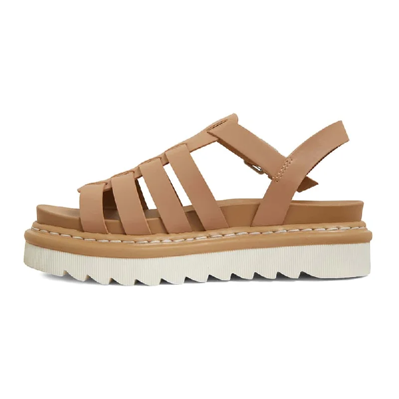 Force Sandal in Natural Smooth