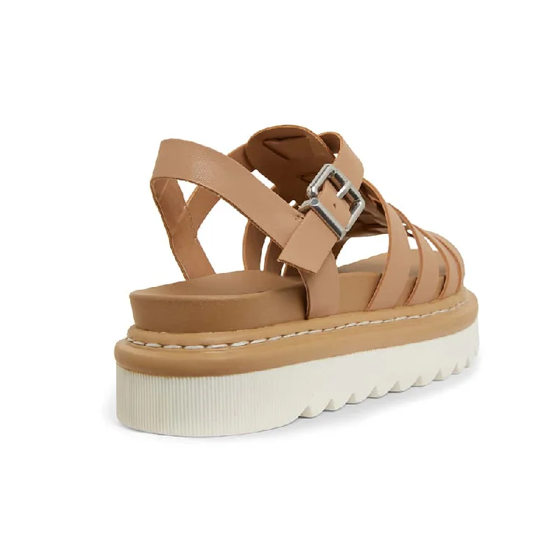 Force Sandal in Natural Smooth