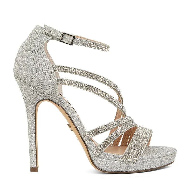 Freja Heel in Silver Dreamland