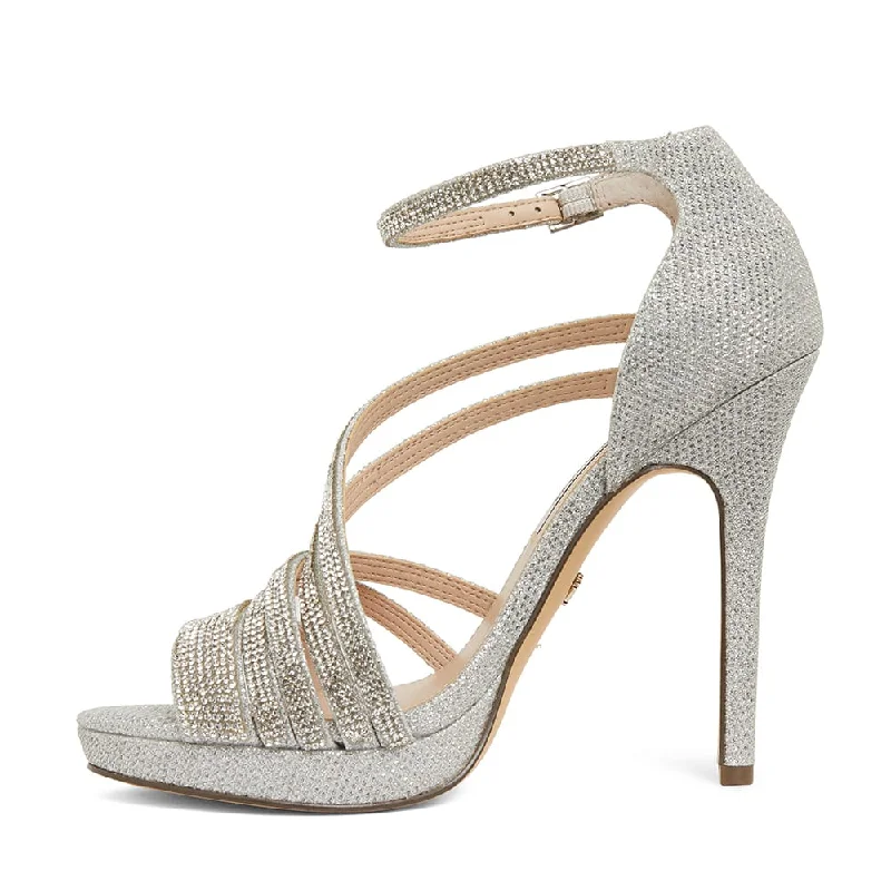 Freja Heel in Silver Dreamland