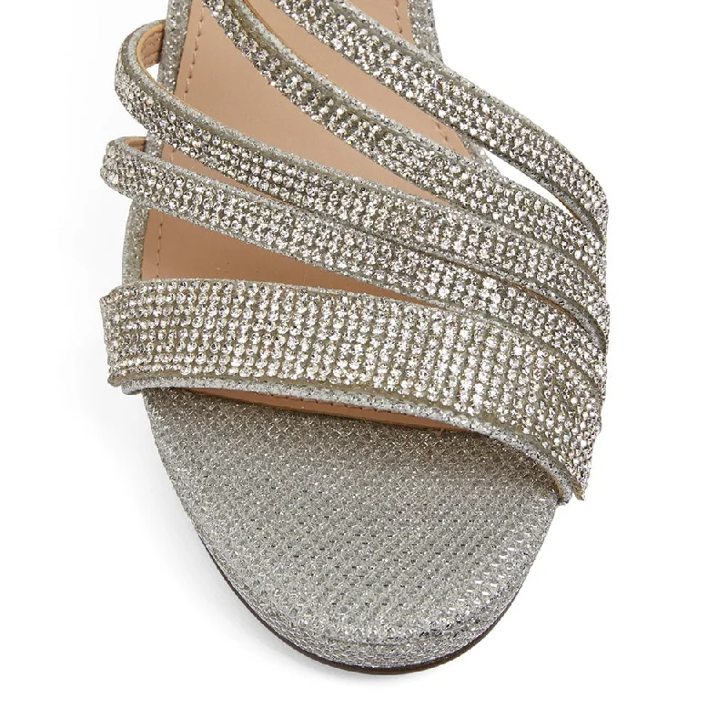 Freja Heel in Silver Dreamland