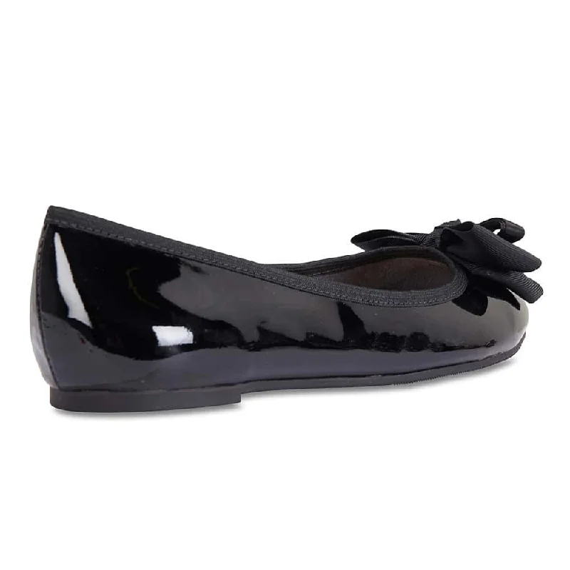 Gem Flat in Black Patent