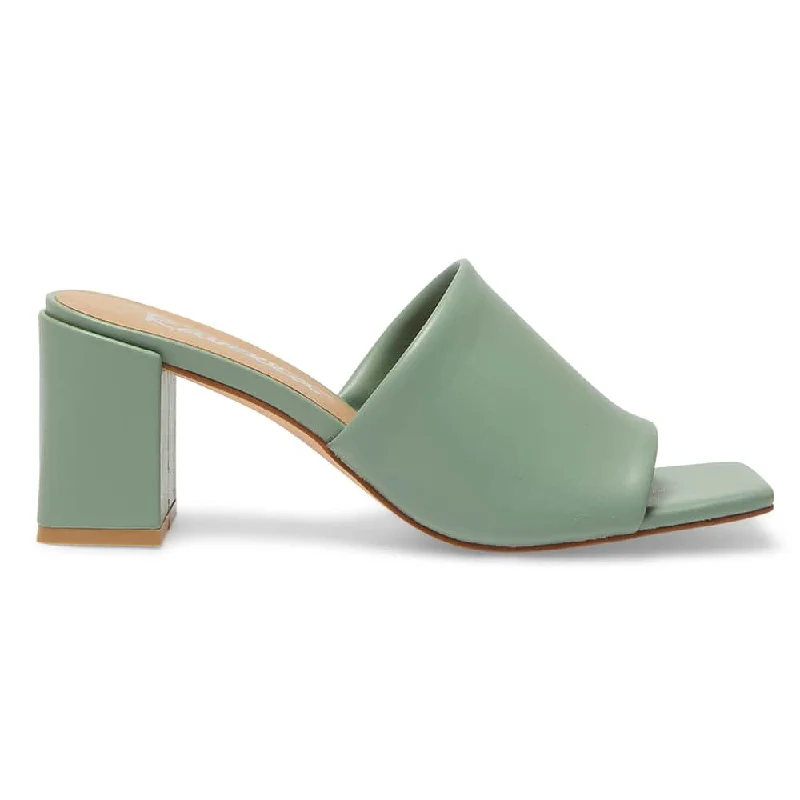 Gino Heel in Jade Smooth