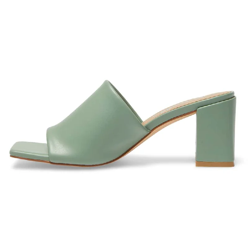 Gino Heel in Jade Smooth