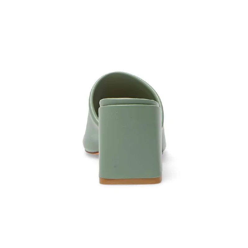 Gino Heel in Jade Smooth