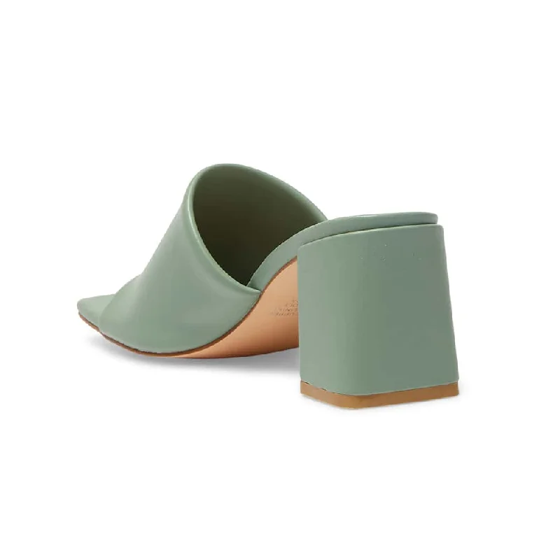 Gino Heel in Jade Smooth