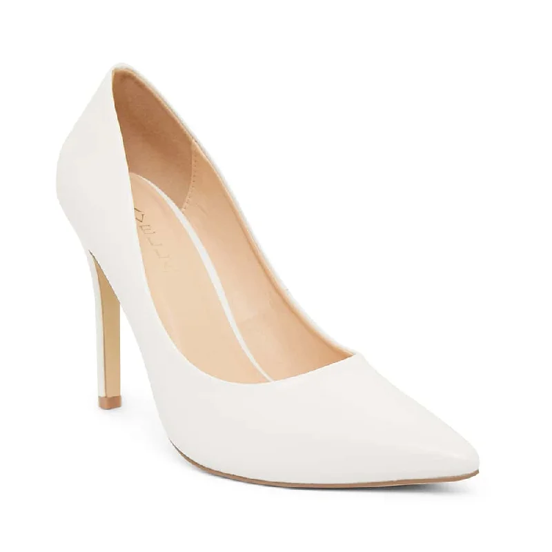 Harbour Heel in White Smooth