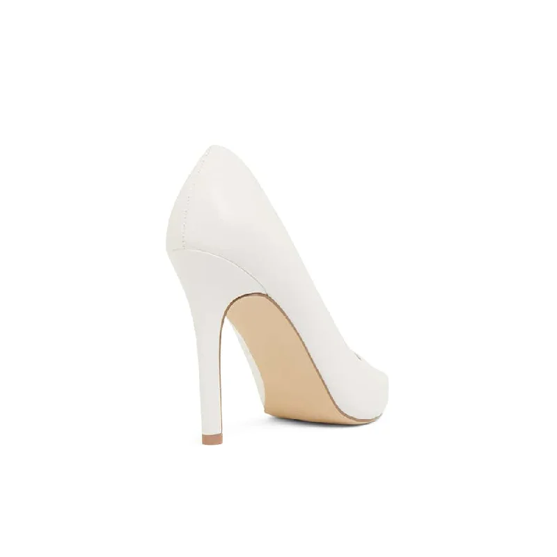 Harbour Heel in White Smooth