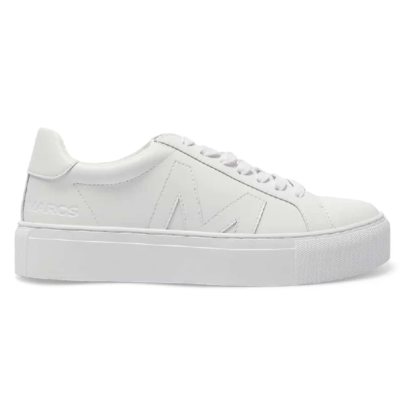 Trio Sneaker in White Leather