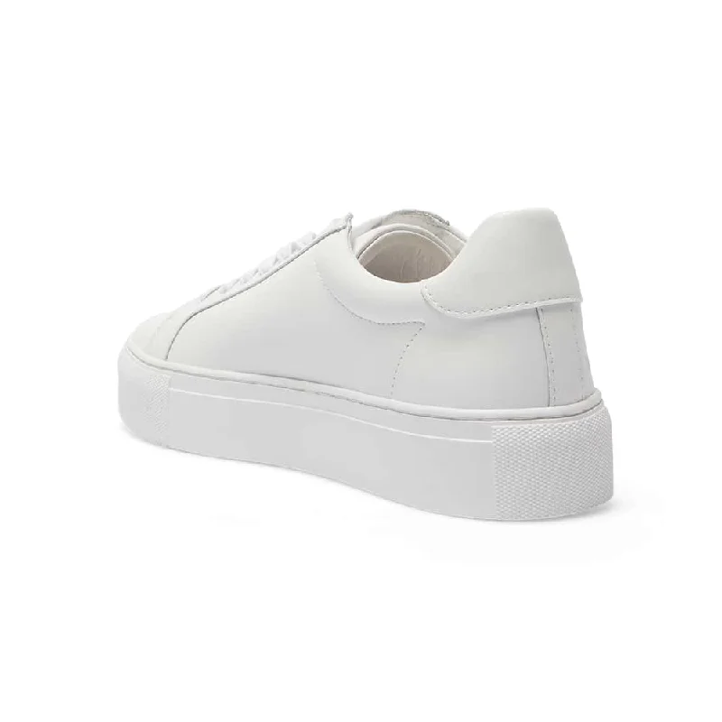 Trio Sneaker in White Leather