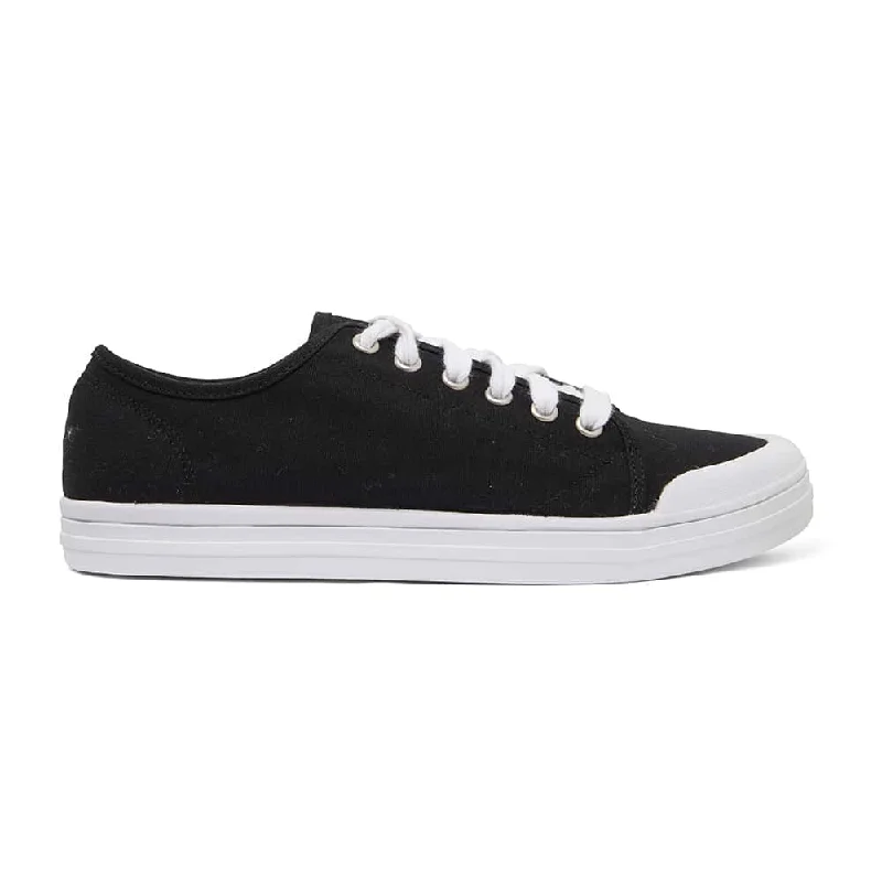 Ventura Sneaker in Black Canvas