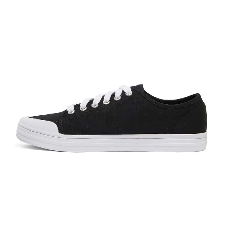 Ventura Sneaker in Black Canvas