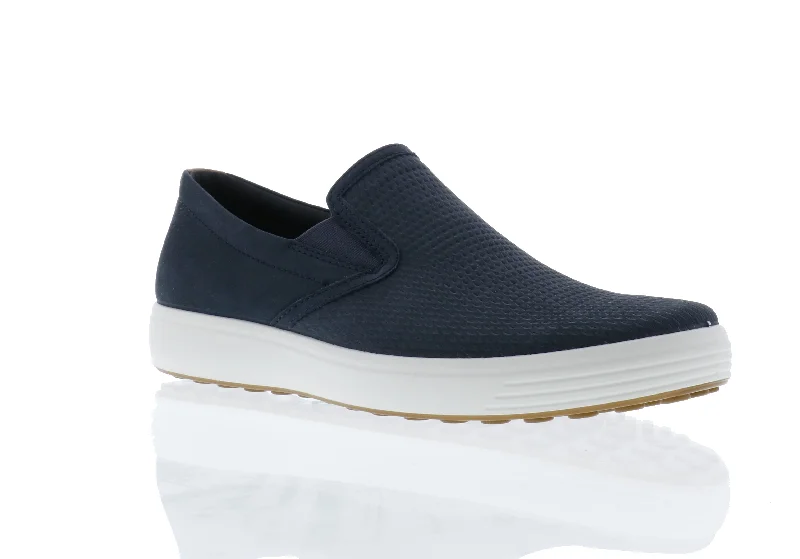 Ecco Soft 7 Slip-On 2.0 (Men's) - Marine