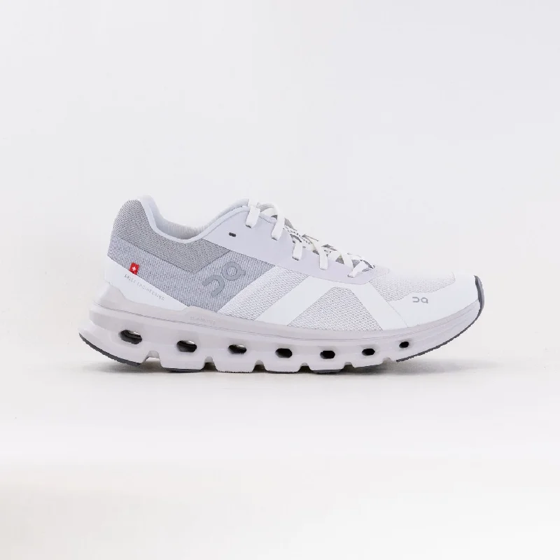 On Cloudrunner Wide (Women's) - White/Frost