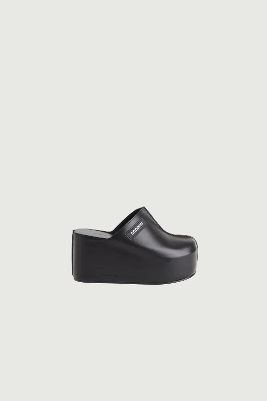 Branded Clog Wedge