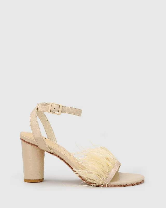 Chichi Heel - Honey Feather