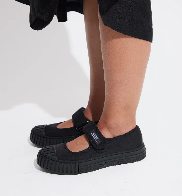 Grace Velcro Mary Jane | Black