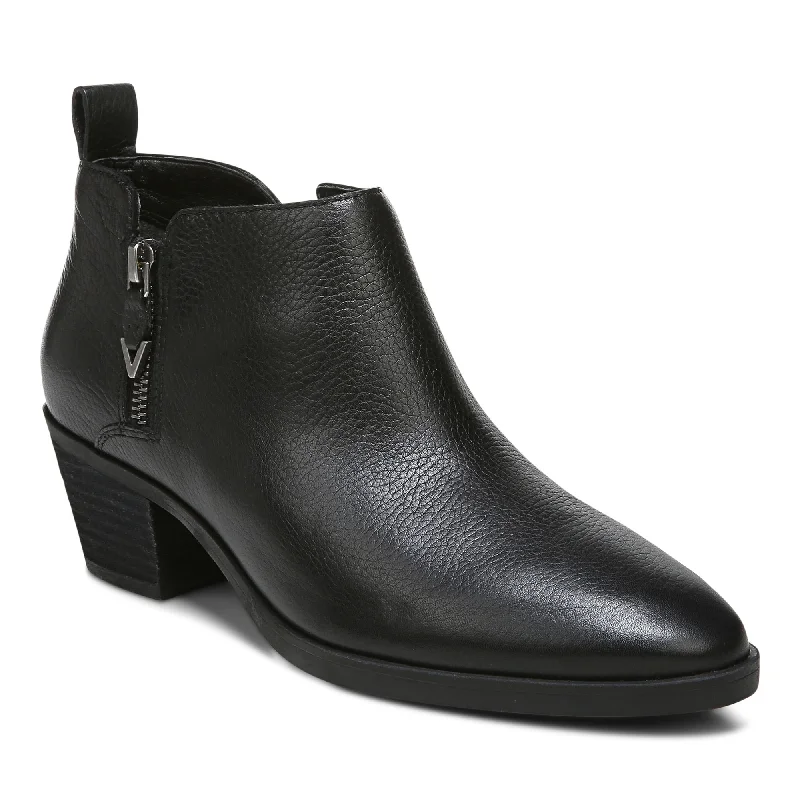 Vionic Cecily Ankle Boot - Black Leather