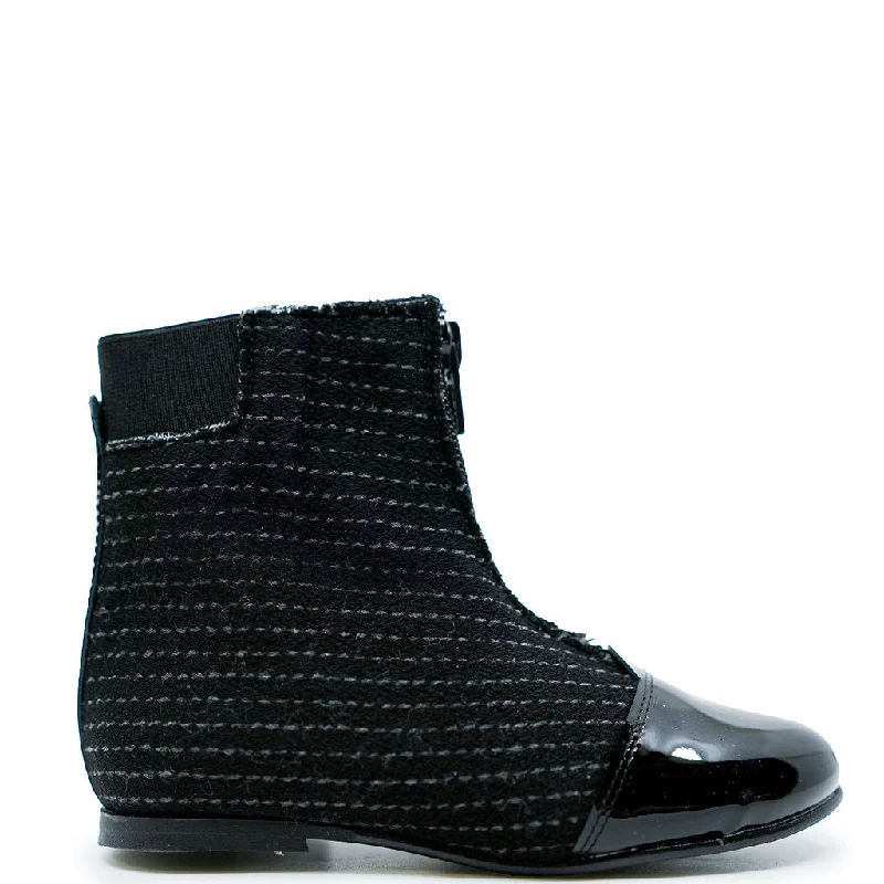 LMDI Black Pinstripe Bootie