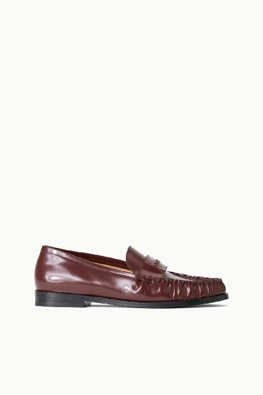 LOULOU LOAFER | MAHOGANY