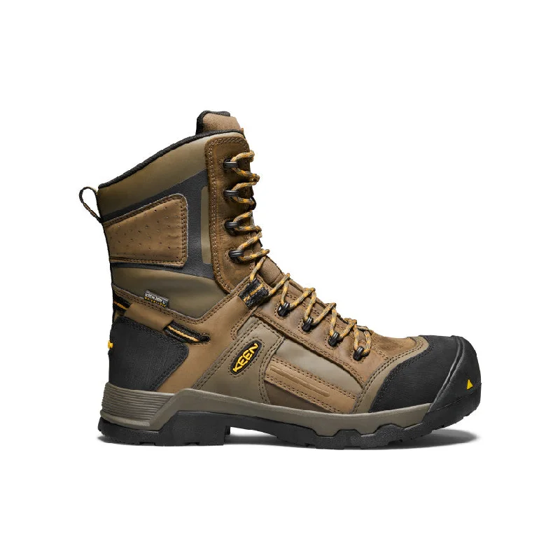 Men's CSA Davenport 8"" Insulated Waterproof Boot  |  Dark Earth/Inca Gold