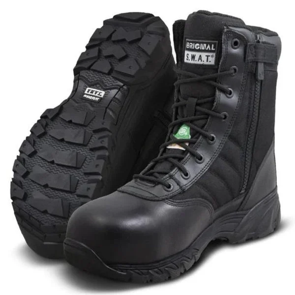 Original Swat Classic 9"" WP SZ Safety CSA Black Side Zip