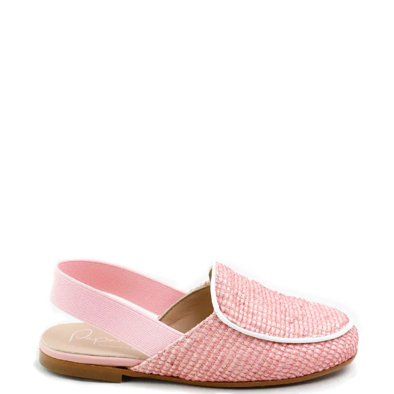 Papanatas Pink Rattan Slingback