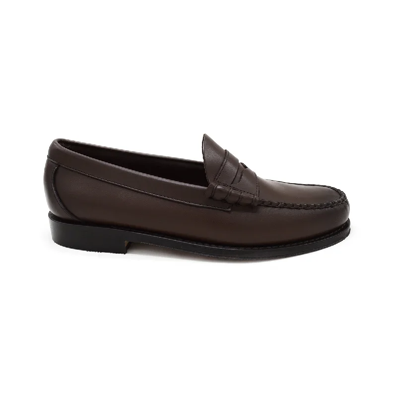 Weejuns Larson Penny Loafers Soft Chocolate Leather