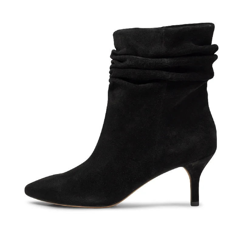 Agnete boot suede - BLACK