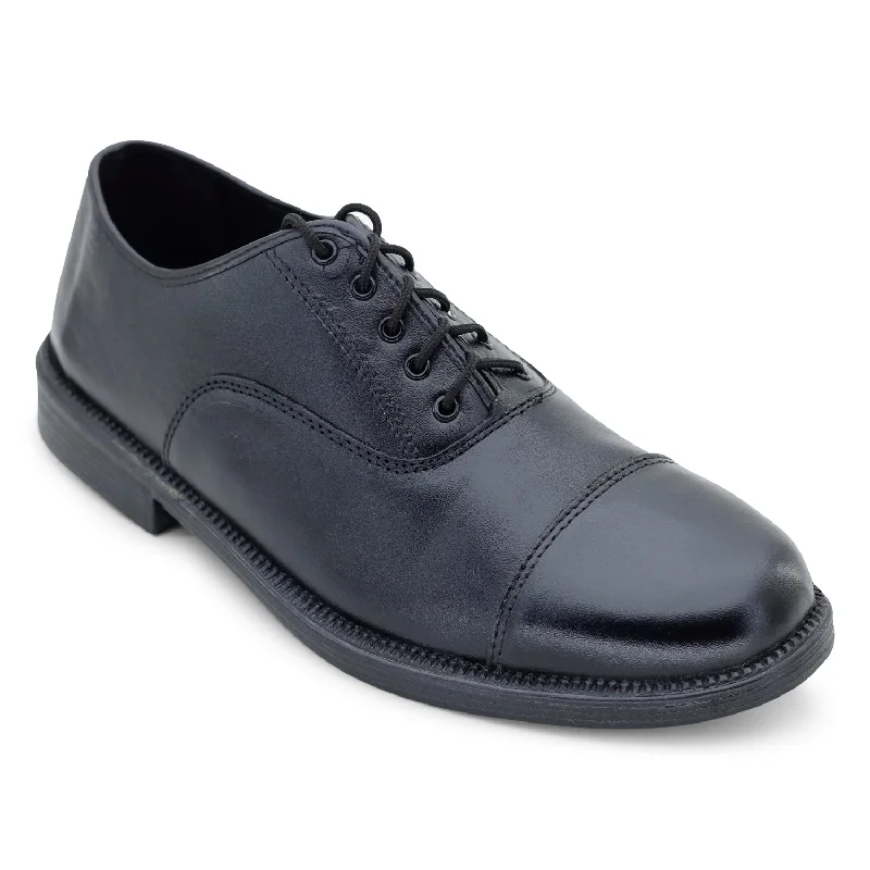 Bata Black Formal Leather Shoes For Men