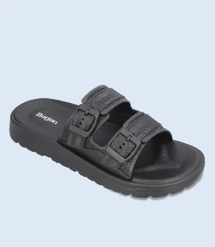 BM6636-BLACK-Men Slipper