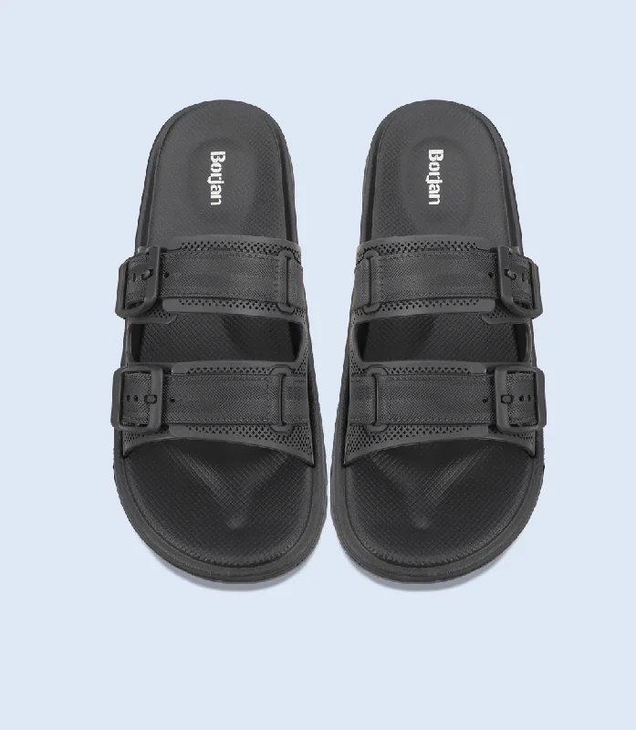 BM6636-BLACK-Men Slipper