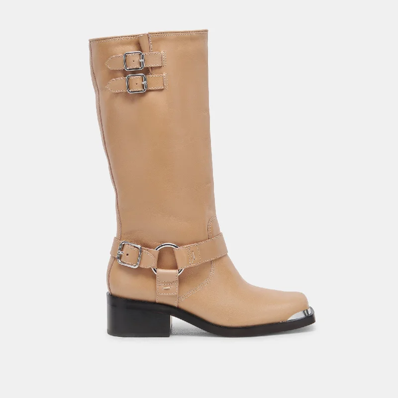 EVI BOOTS CAMEL LEATHER