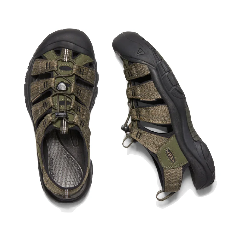 KEEN Men's Newport H2 Waterproof Sandal in Forest Night