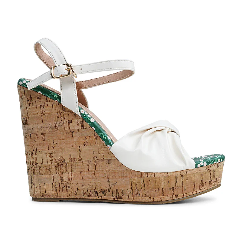 Marie Claire FLAIRE Slingback High Wedge Heels