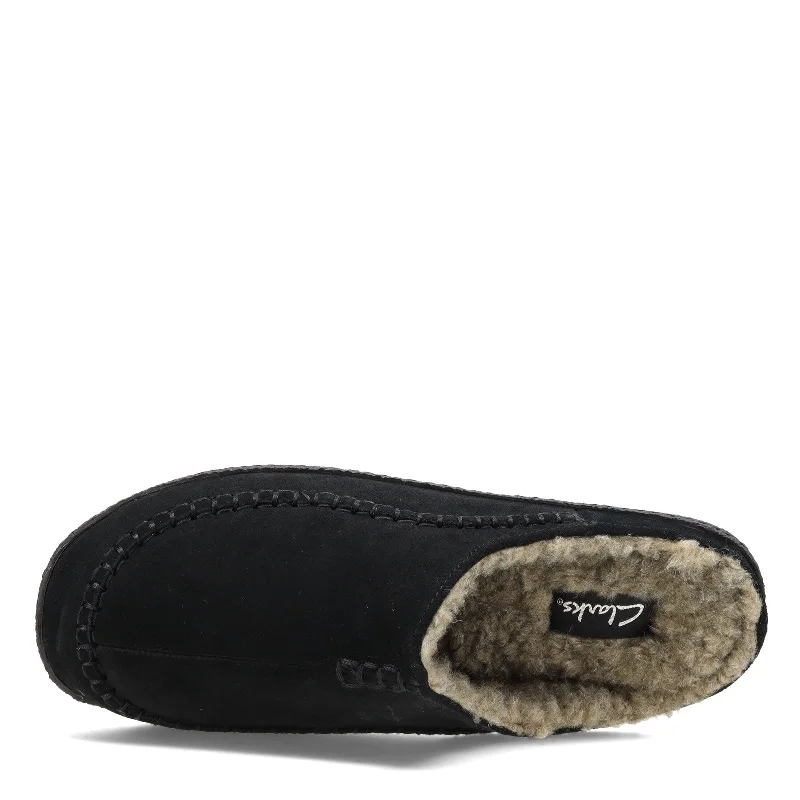 Men's Clarks, Baseball Stitch Clog Slipper