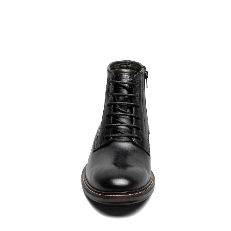 Mens Florsheim, Forge Plain Toe Lace Boot Black Boots