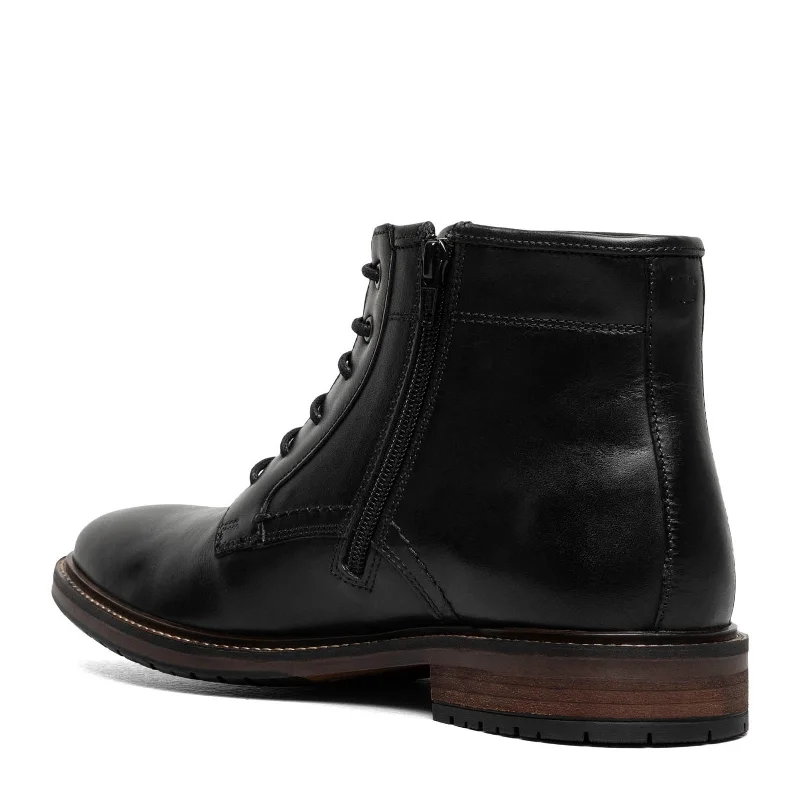 Mens Florsheim, Forge Plain Toe Lace Boot Black Boots