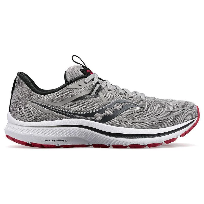 Men's Saucony Omni 21, Alloy/Garnet, 10 D Medium