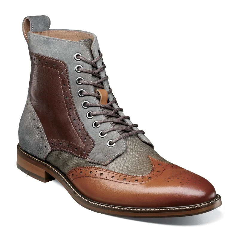 Men's Stacy Adams, Finnegan Wingtip Lace Up Boot