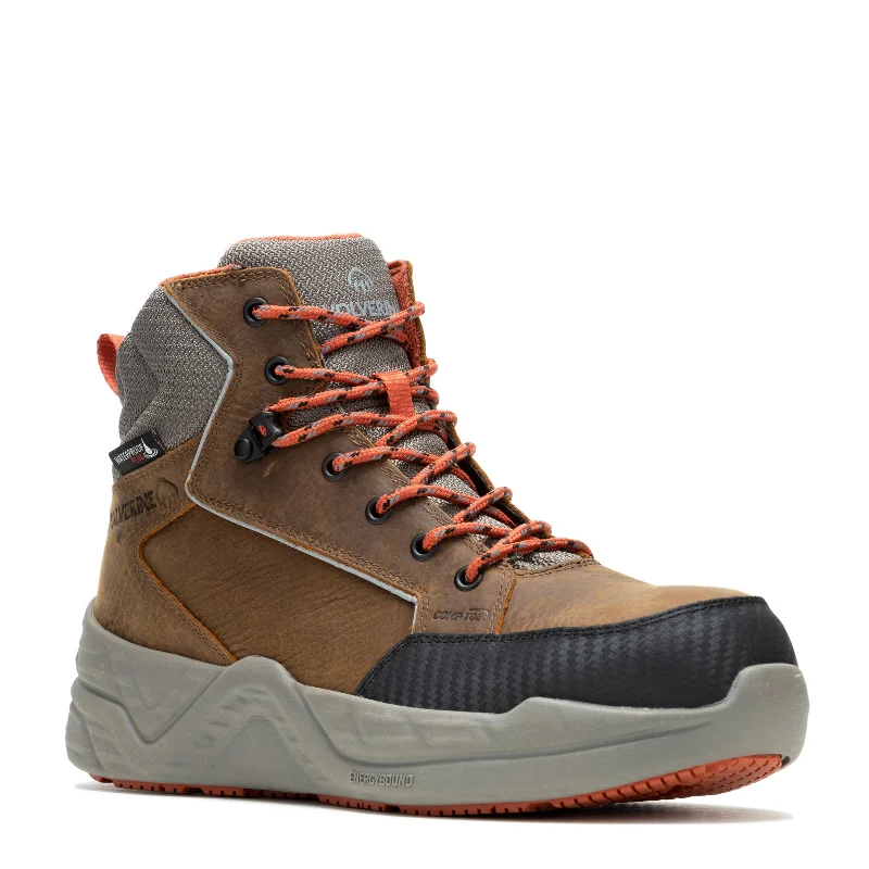 Men's Wolverine Boots, Proshift Mid LX EnergyBound 6"" CarbonMax Work Boot