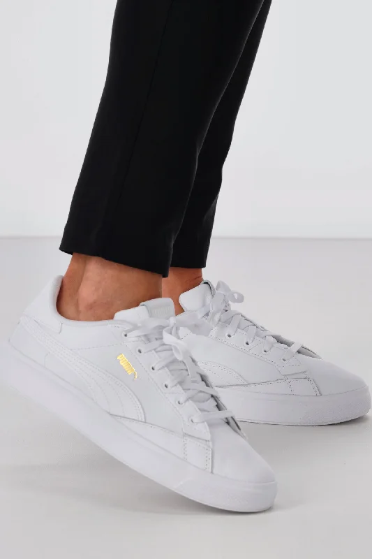 Puma Laijla Leather Womens White