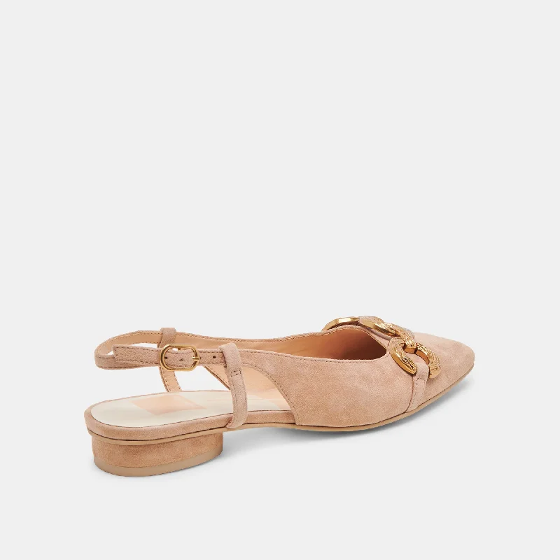 RAMANO FLATS TOFFEE SUEDE