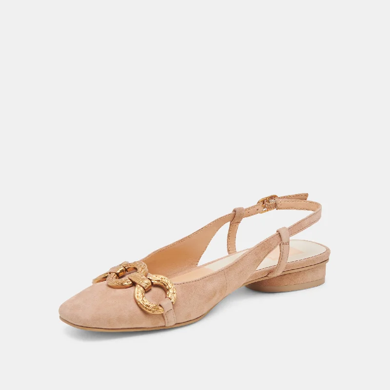 RAMANO FLATS TOFFEE SUEDE