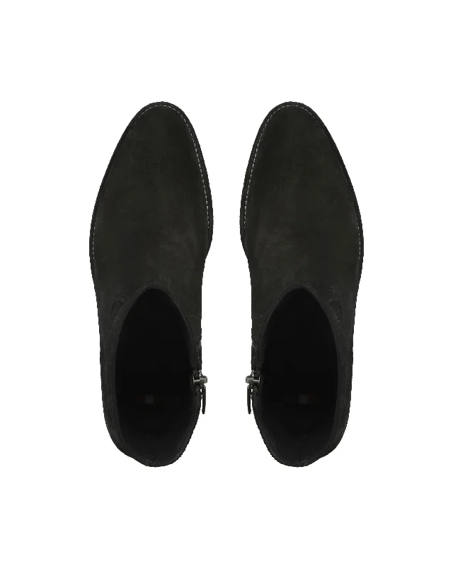 The Dean Suede Black