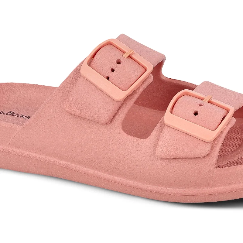 Walkaroo Womens Flip Flop  - WC4865 Peach