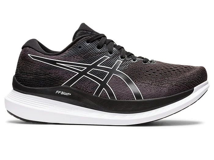 Women's Asics Glideride 3, Black/White, 11.5 B Medium